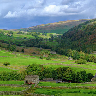 England Photograph - Landscape Near Thwaite Village by Seeables Visual Arts