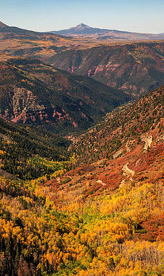 Wall Art featuring the photograph Last Dollar Road Peak Overlook by Dan Sproul