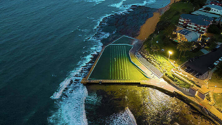 Natural Wall Art featuring the photograph Last Light At Collaroy No 4 by Andre Petrov