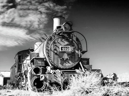 New Mexico Photograph - Last Stop On The Narrow Gauge by Joe Schofield