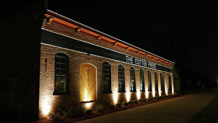 Newberry Wall Art featuring the photograph Late Night Cotton Press by Brian Hare