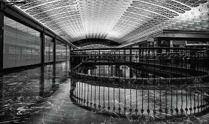 Wall Art featuring the photograph Late Night Union Station by Steven Nelson