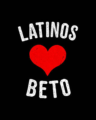 Latinos Love Beto 2020 Print