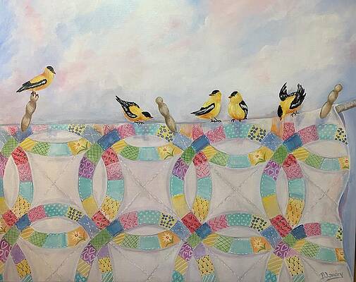 Wall Art featuring the painting Laundry Day Ll by Barbara Landry