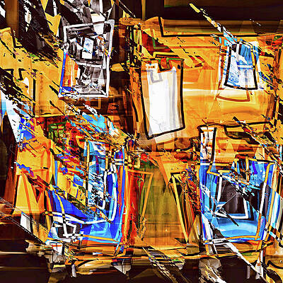 Color Wall Art featuring the digital art Laundry Day by Ursula Abresch