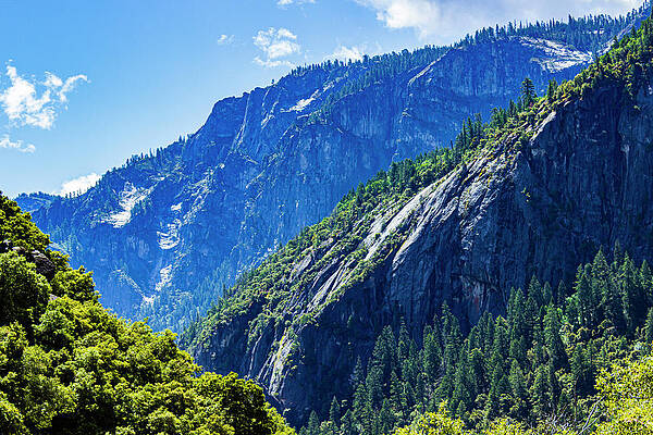 Mountain Photograph - Layered Slopes by David Fountain