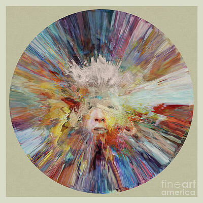 Wall Art featuring the digital art Lazarus Spin by BFA Prints