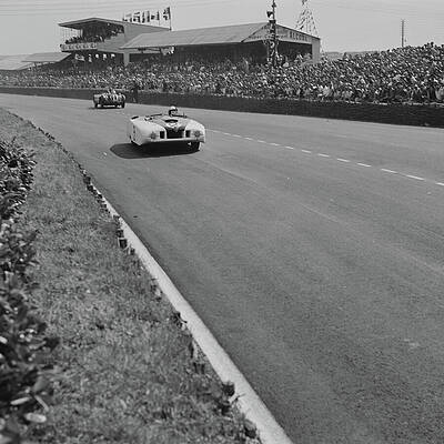 Briggs Cunningham's Le Monstre Cadillac - Le Mans 1950 by Smith Hempstone Oliver - Revs Institute Collections