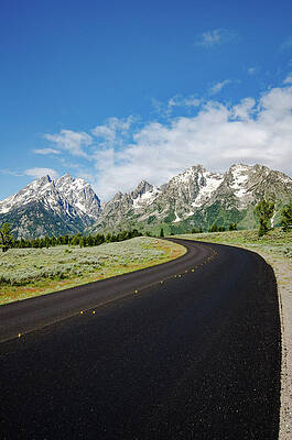 Wall Art featuring the photograph Leading Into The Tetons by Crystal Wightman