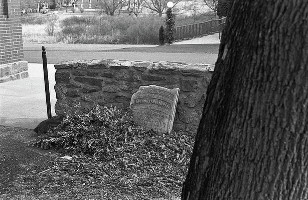 Wall Art featuring the photograph Leaning Headstone by Steven Nelson