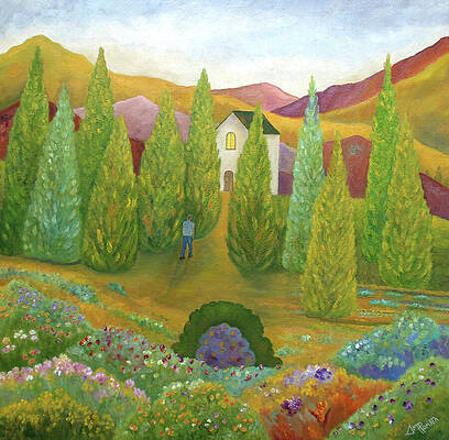 Nature Painting - Leave It All Behind by Angeles M Pomata