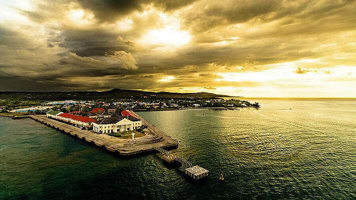 Dramatic Coastal Sunset Wall Art