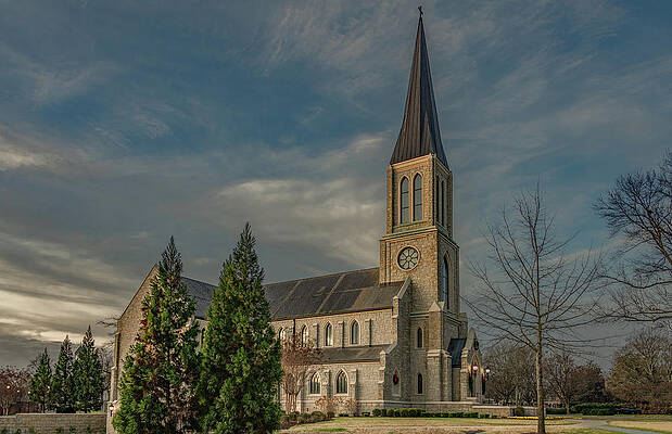 Tennessee Photograph - Lee University Chapel At First Light by Marcy Wielfaert