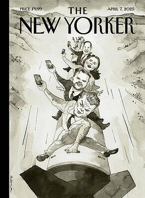 Ride Painting - Left To Their Own Devices by Barry Blitt