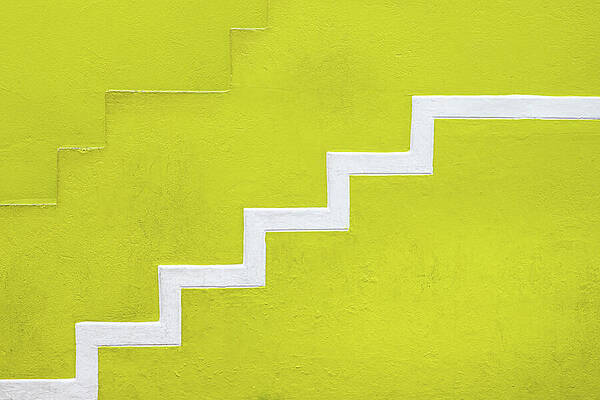 Yellow Wall Art featuring the photograph Zig And Zag by Elvira Peretsman
