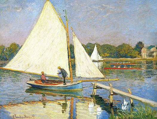 Claude Monet Sailing Boats Wall Art