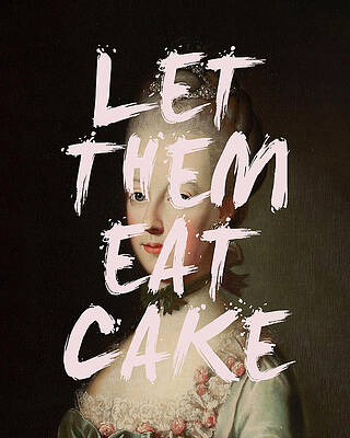 Digital Art - Let Them Eat Cake Print by Georgia Clare