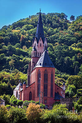 Serene Photograph - Liebfrauenkirche by Ron Long Ltd Photography