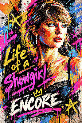 Life of a Showgirl Poster Digital Art
