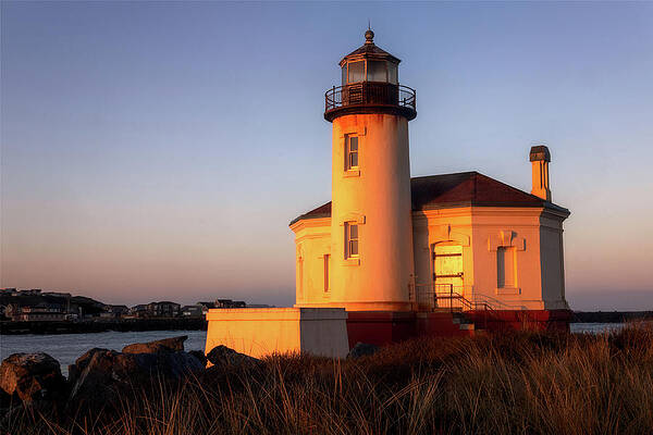 Landscape Photograph - Lighthouse By The Sea by DeAnna Lord