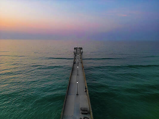 Sunrise Wall Art featuring the photograph Lighting The Way by Oceanic SkyView