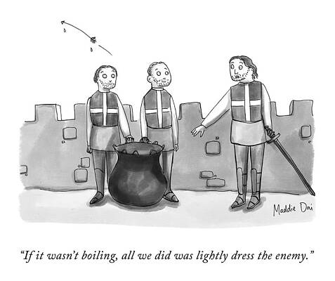 Battle Wall Art featuring the drawing Lightly Dress The Enemy by Maddie Dai