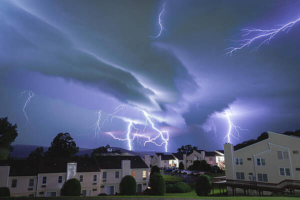 Summer Photograph - Lightning - Litchfield County CT by Dave King