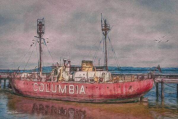 Historic Columbia Lightship Wall Art