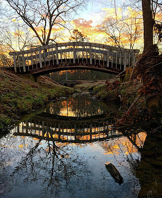 Christian Photograph - Like A Bridge Over Peaceful Water by Greg Lane