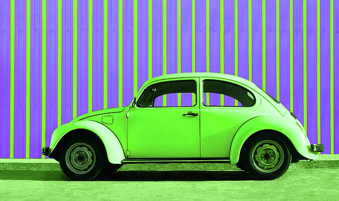 Happy Wall Art featuring the photograph Lime Green Bug by Laura Fasulo