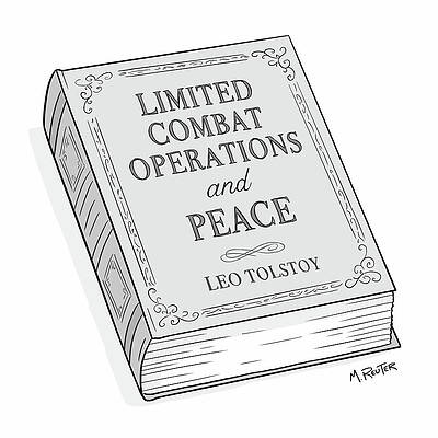 Limited Combat Operations Book by Tolstoy Drawing