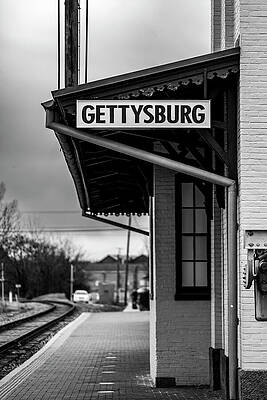 Pennsylvania Photograph - Lincoln Train Station, Gettysburg PA by Anthony Hightower