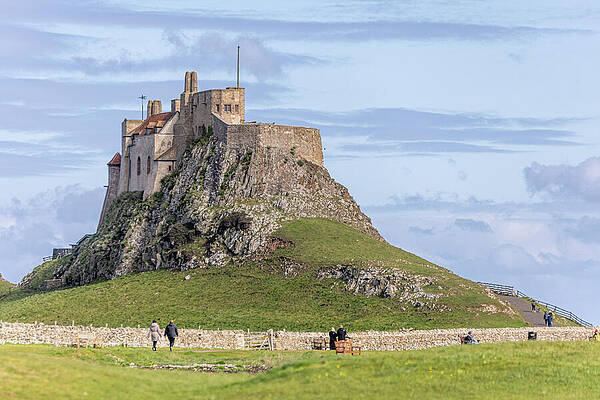 Majestic Castle on Rocky Hilltop Photograph