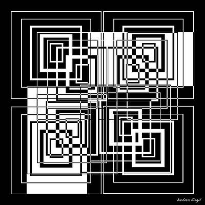 Abstract Photograph - Lines by Barbara Siegel