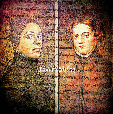 Abstract Wall Art featuring the photograph Lister Sisters by Sue Leonard