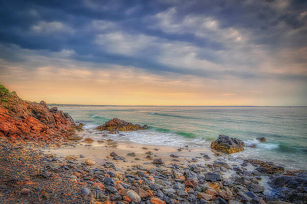 Wall Art featuring the photograph Little Beach by Penny Polakoff