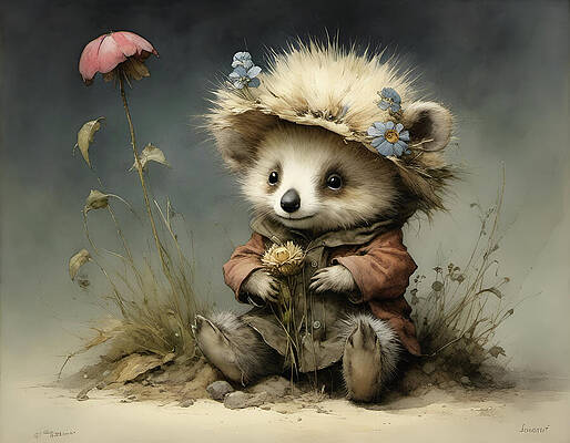 Digital Art - Little One by Deb Beausoleil