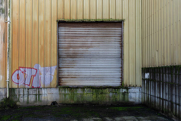 Architecture Wall Art featuring the photograph Loading Dock In Yellow by Chad Thunberg