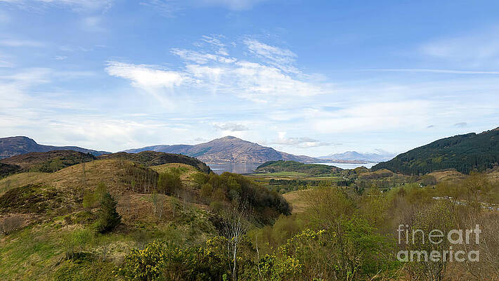 Scotland Wall Art featuring the photograph Loch Alsh - Auchtertyre, Highland Scotland by Jeff Saunders