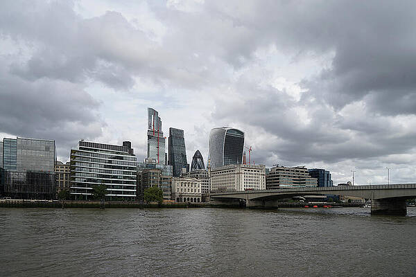 Skyline Featuring Iconic London Buildings Wall Art