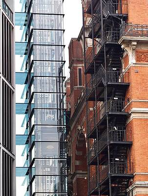 Wall Art featuring the photograph London Storeys by Rona Black