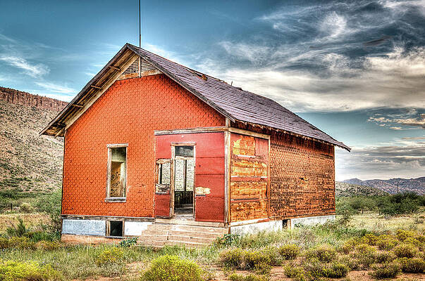 Wall Art featuring the photograph Lone Prairie House by Lloyd Gillies