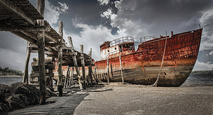 Photograph - Lonely Ending by Ron Long Ltd Photography
