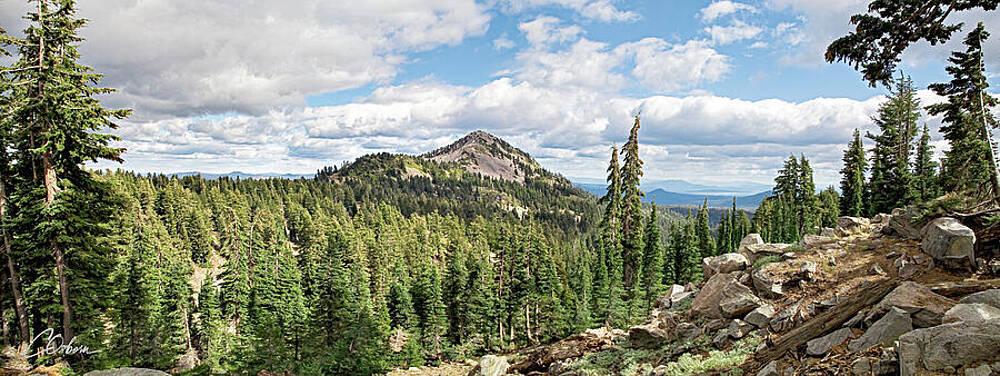 Sky Wall Art featuring the photograph Long View To Lake Almanor by Charlie Osborn