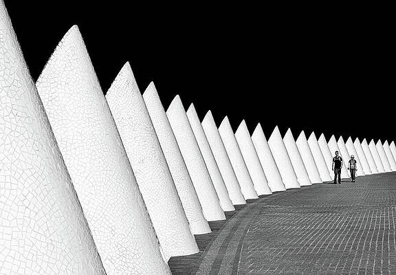 Abstract Wall Art featuring the photograph Long Way Home by Elvira Peretsman