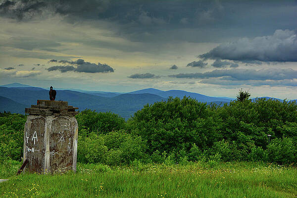 Looking North From Bromley's Long Trail And Appalachian Trail Print