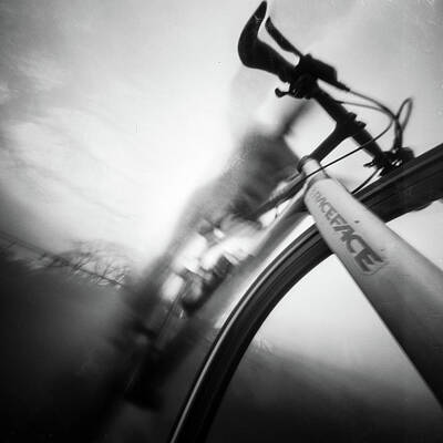Photograph - Looking Up And Peddling Fast by Will Gudgeon