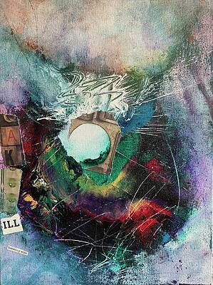 Bold Painting - Loom Of The Great Sudden Madness by Rodney Frederickson