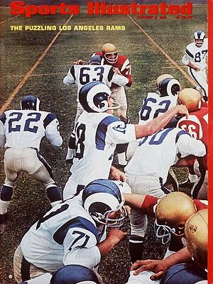 Los Angeles Rams Football Lineup Wall Art