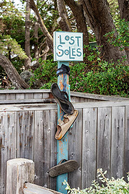 California Wall Art featuring the photograph Lost Soles Of Santa Cruz by Tommy Farnsworth